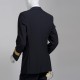 Veste d'uniforme croisée, galonnée