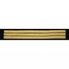Tours de manches copilote 3 galons Or 10 mm - simples (sans boucle Nelson)