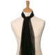 Foulard pilote pure soie - noir