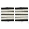 Galons Commandant de Bord - 4 galons Argent simples