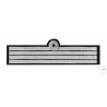 Tours de manches commandant de bord 4 galons Argent10 mm - Boucle Nelson