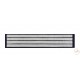 Tours de manches commandant de bord 4 galons Argent10 mm - Boucle Nelson