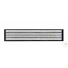 Tours de manches commandant de bord 4 galons Argent10 mm simples