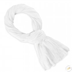 Cheiche blanc en coton