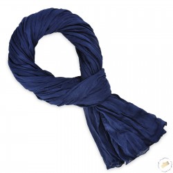 Cheiche Bleu Marine en coton