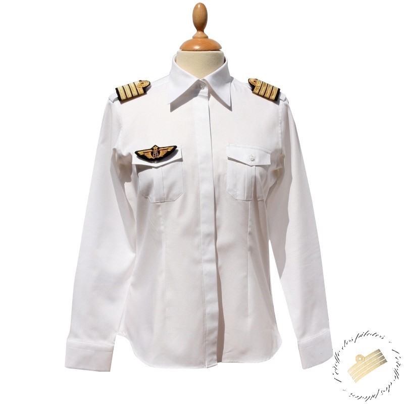 Chemise blanche longue cintrée femme outlet